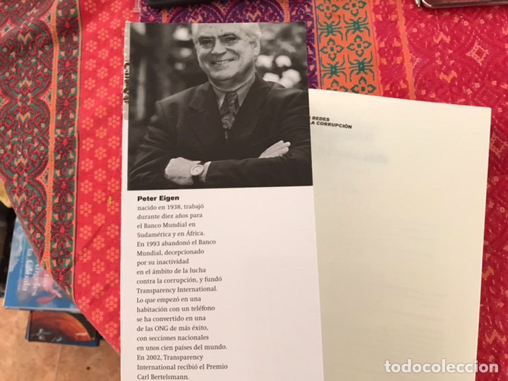 Libros de segunda mano: Las redes de la corrupci&oacute;n. Peter Eigen. Como nuevo - Foto 3