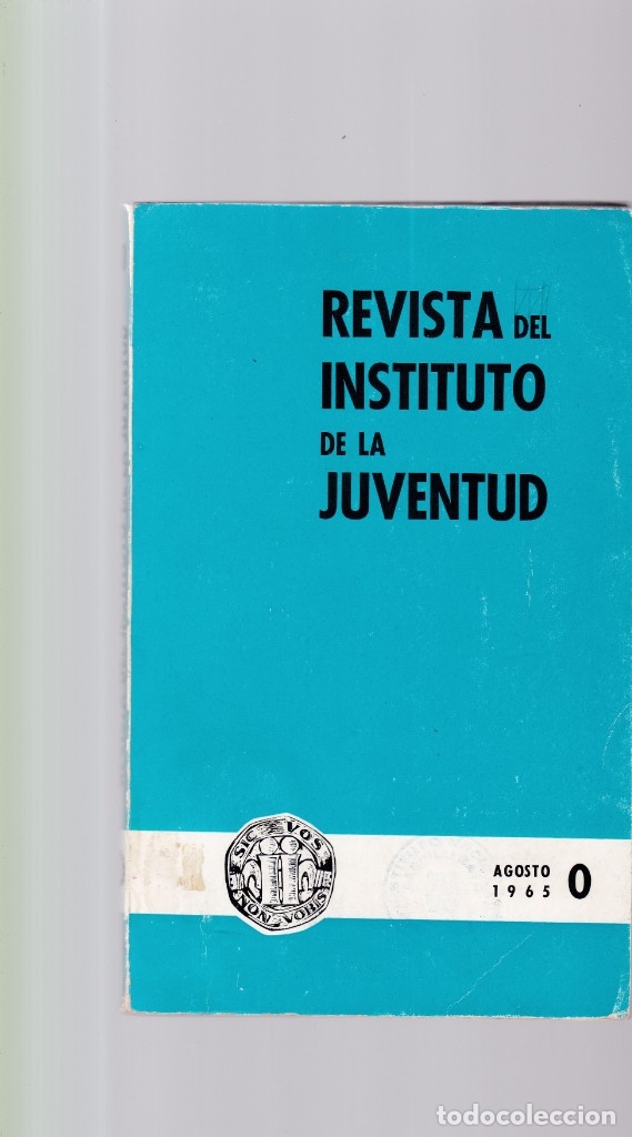 Gebrauchte B&uuml;cher: INSTITUTO ESTUDIOS POLITICOS - N&ordm; 0 / AGOSTO 1965 - REVISTA DEL INSTITUTO DE LA JUVENTUD