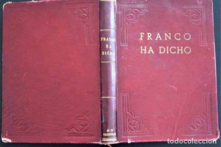 FRANCO HA DICHO, PRIMER APÉNDICE ENERO 1947 - ABRIL 1949, EDDICIONES VOZ, MADRID - 1ª EDICIÓN 1949 (Libros de Segunda Mano - Pensamiento - Política)