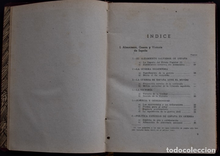 Libros de segunda mano: FRANCO HA DICHO, PRIMER APÉNDICE ENERO 1947 - ABRIL 1949, EDDICIONES VOZ, MADRID - 1ª EDICIÓN 1949 - Foto 3 - 175473318