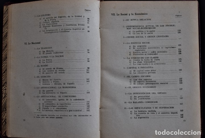Libros de segunda mano: FRANCO HA DICHO, PRIMER APÉNDICE ENERO 1947 - ABRIL 1949, EDDICIONES VOZ, MADRID - 1ª EDICIÓN 1949 - Foto 5 - 175473318