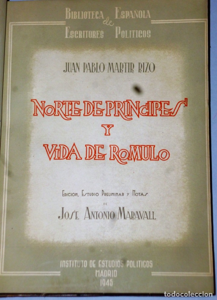 Libros de segunda mano: NORTE DE PR&Iacute;NCIPES Y VIDA DE R&Oacute;MULO - Foto 2