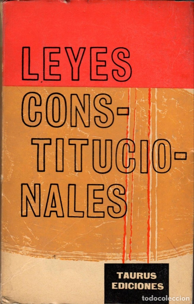 Libros de segunda mano: LEYES CONSTITUCIONALES (TAURUS, 2 VOL.) - Foto 1