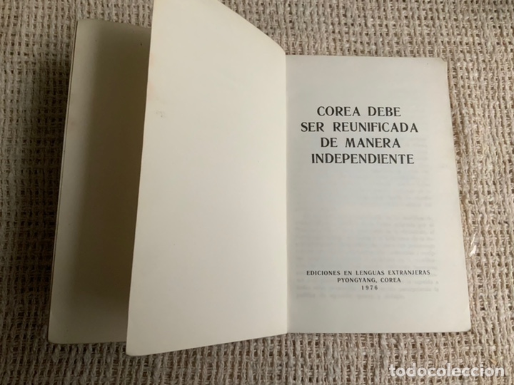 Second hand books: COREA DEBE SER REUNIFICADA DE MANERA INDEPENDIENTE. EDICION 1976