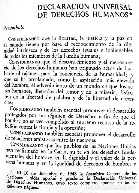 Libros de segunda mano: Los Derechos Humanos - Jacinto Candelas - Foto 4