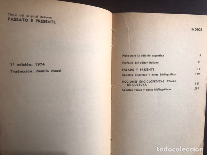 Libros de segunda mano: Pasado y presente. Antonio Gramsci - Foto 3
