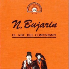 Livros em segunda mão: EL ABC DEL COMUNISMO. BUJARIN, N. [ED. JÚCAR, 1977]. Lote 358887770