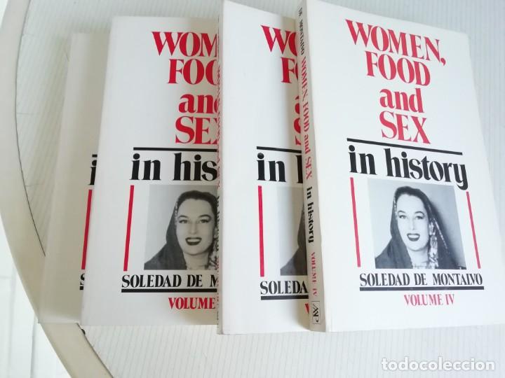 Libros de segunda mano: women food and sex de Soledad montalvo 4 tomos