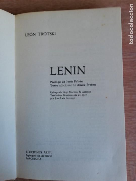 Libros de segunda mano: Lenin. Le&oacute;n Trotski A1 - Foto 2