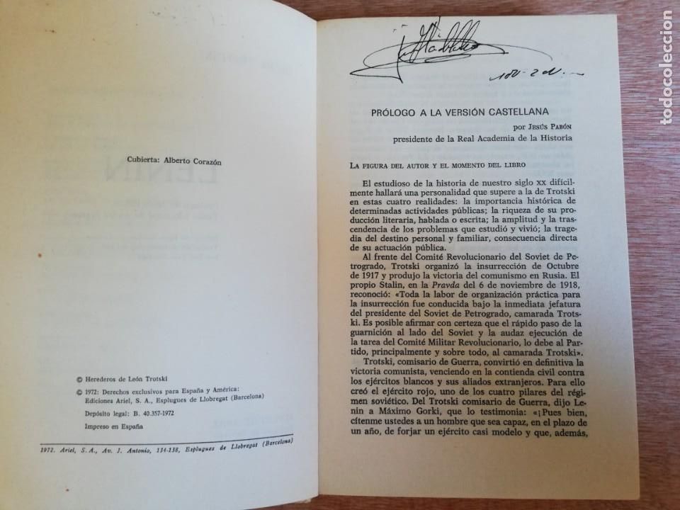 Libros de segunda mano: Lenin. Le&oacute;n Trotski A1 - Foto 3