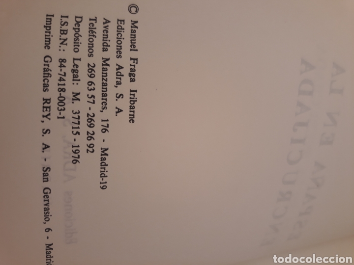 Libros de segunda mano: Espa&ntilde;a en la encrucijada. Ediciones Adra. - Foto 4