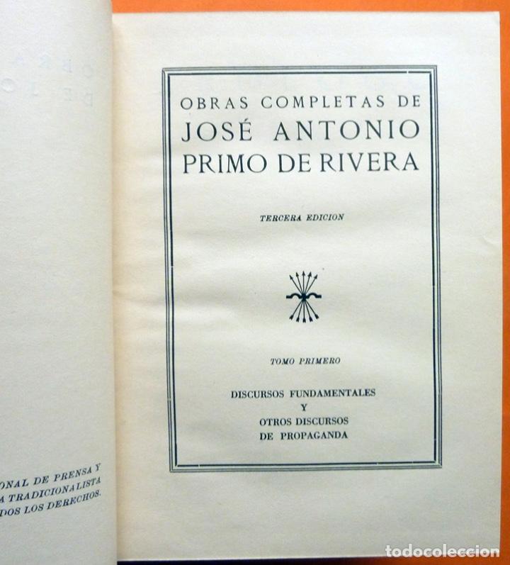 obras completas tomo i - josé antonio primo de - Comprar Libros de