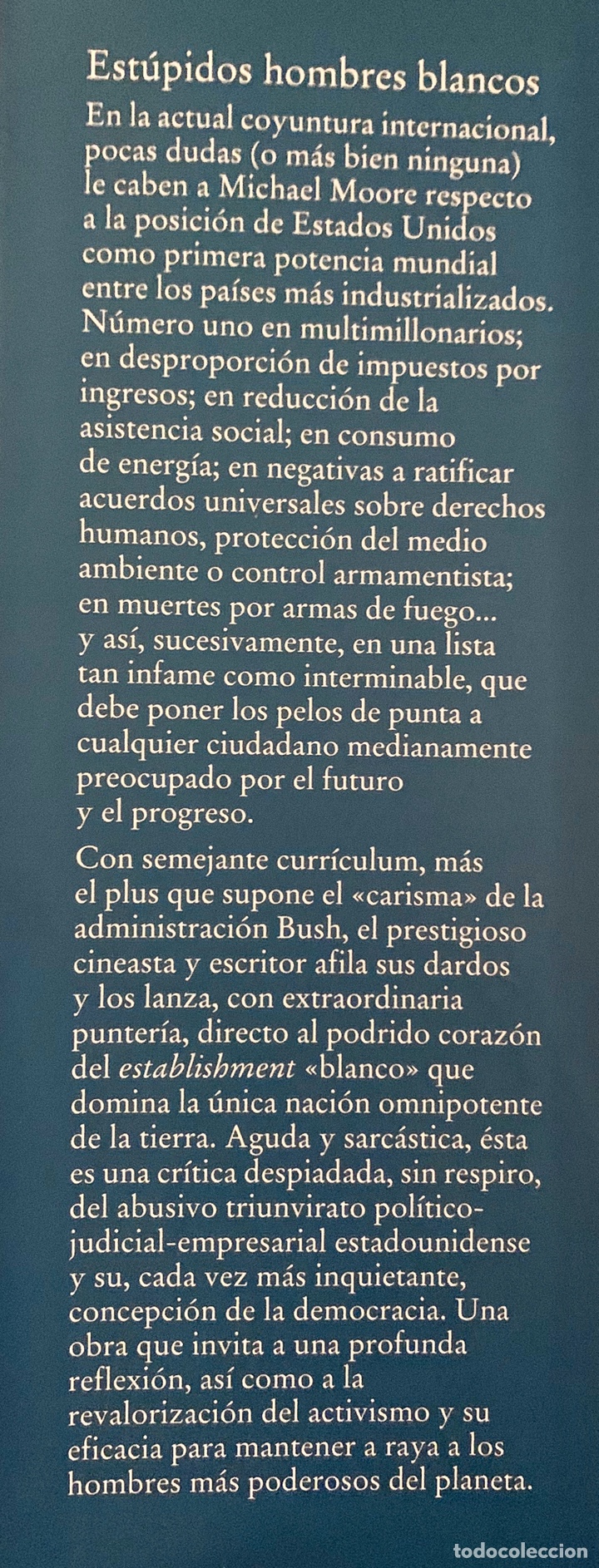 Libros de segunda mano: MICHAEL MOORE. 2 libros. Primeras ediciones. - Foto 5