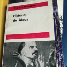 Libros de segunda mano: HISTORIA DE IDEAS RODOLFO MONDOLFO 1968. Lote 197640230