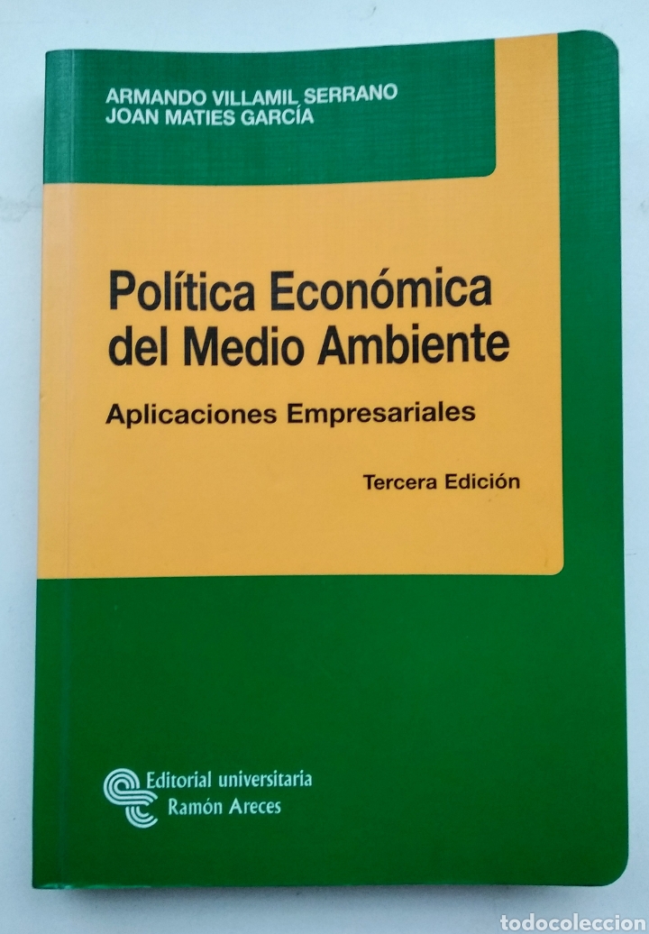 Gebrauchte B&uuml;cher: Pol&iacute;tica econ&oacute;mica del medio ambiente