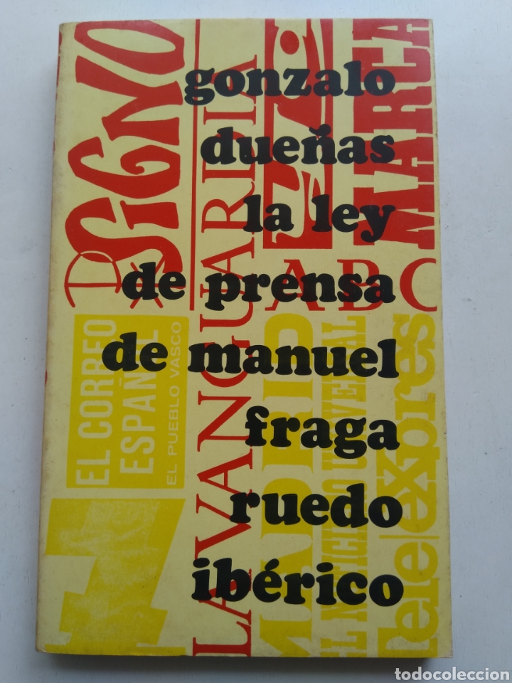 Gebrauchte B&uuml;cher: LA LEY DE PRENSA DE MANUEL FRAGA/GONZALO DUE&Ntilde;AS