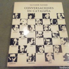 Libros de segunda mano: CONVERSACIONES EN CATALUNYA. SALVADOR PANIKER. Lote 204248935