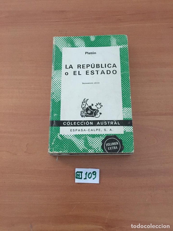 Libros de segunda mano: La Rep&uacute;blica O El Estado - Foto 1
