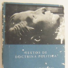 Libros de segunda mano: TEXTOS DE DOCTRINA POLÍTICA, JOSE ANTONIO PRIMO DE RIVERA