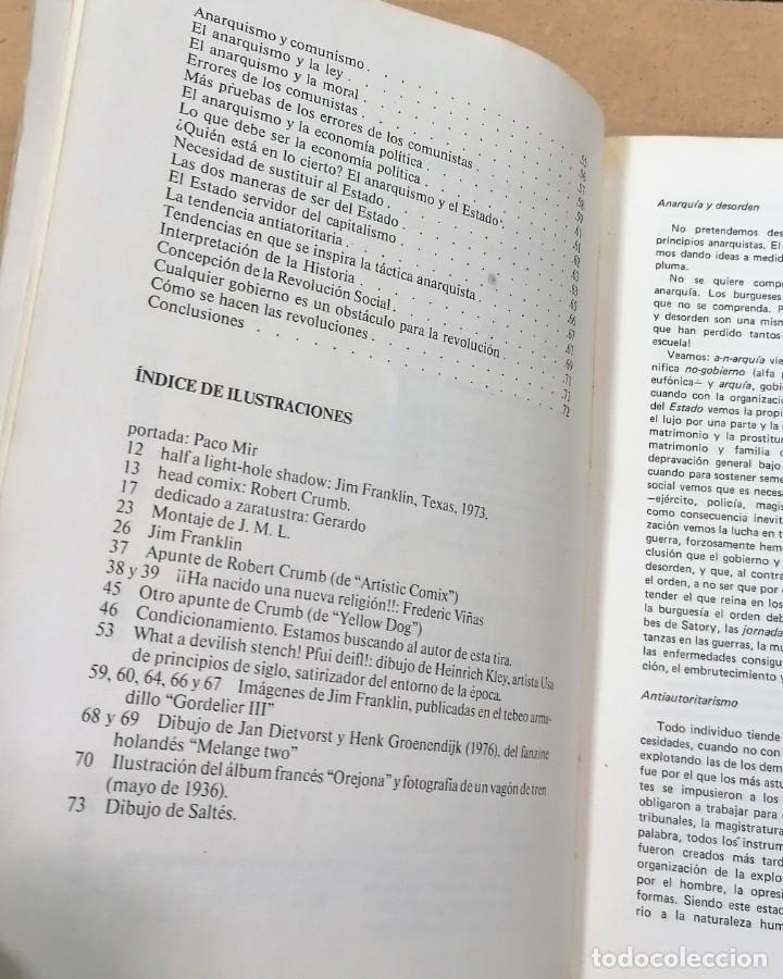Libros de segunda mano: Anarquismo b&aacute;sico, La v&iacute;a m&uacute;ltiple 1977, - Foto 3