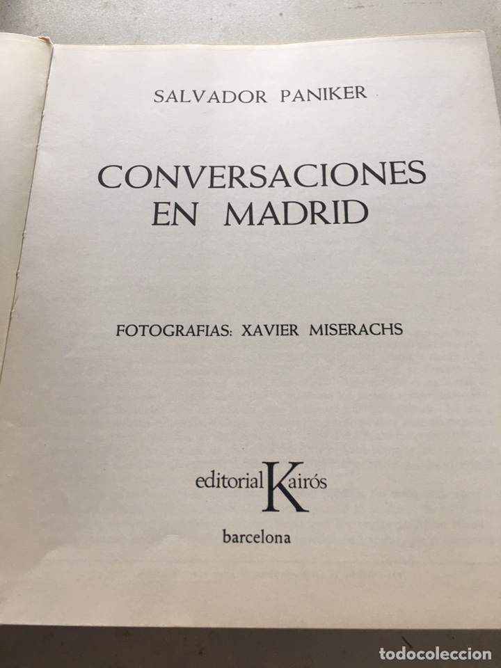 Libros de segunda mano: Conversaciones en madrid - Foto 2