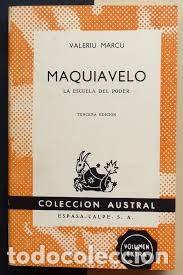 Libros de segunda mano: Maquiavelo la escuela del poder Valeriu Marcu - Foto 1