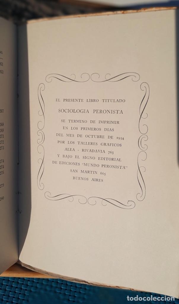 Libros de segunda mano: Sociolog&iacute;a peronista - Foto 3