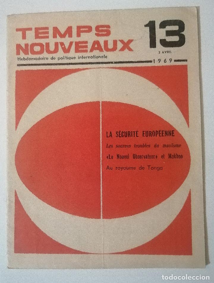 Libros de segunda mano: Temps nouveaux. Hebdomadaire de politique internationale, N 13. 1969