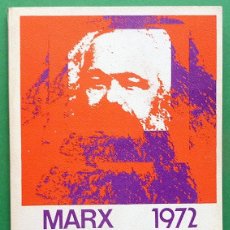 Libros de segunda mano: MARX 1972 - JOSÉ RAMÓN LASUEN - ZERO - 1972 - NUEVO - VER INDICE