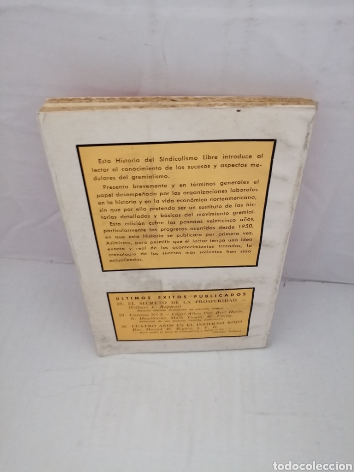 Libros de segunda mano: Historia del Sindicalismo Libre - Foto 2