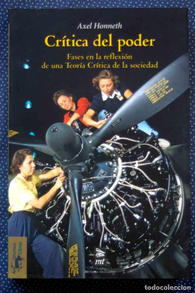 Libros de segunda mano: CRITICA DEL PODER - AXEL HONNETH - Editorial: ANTONIO MACHADO - Foto 1