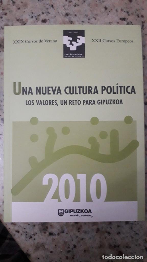 Libros de segunda mano: UNA NUEVA CULTURA POLITICA: GIPUZKOA, PARTICIPACION, PERSPECTIVA DE GENERO, NACIONALISMO, BNG