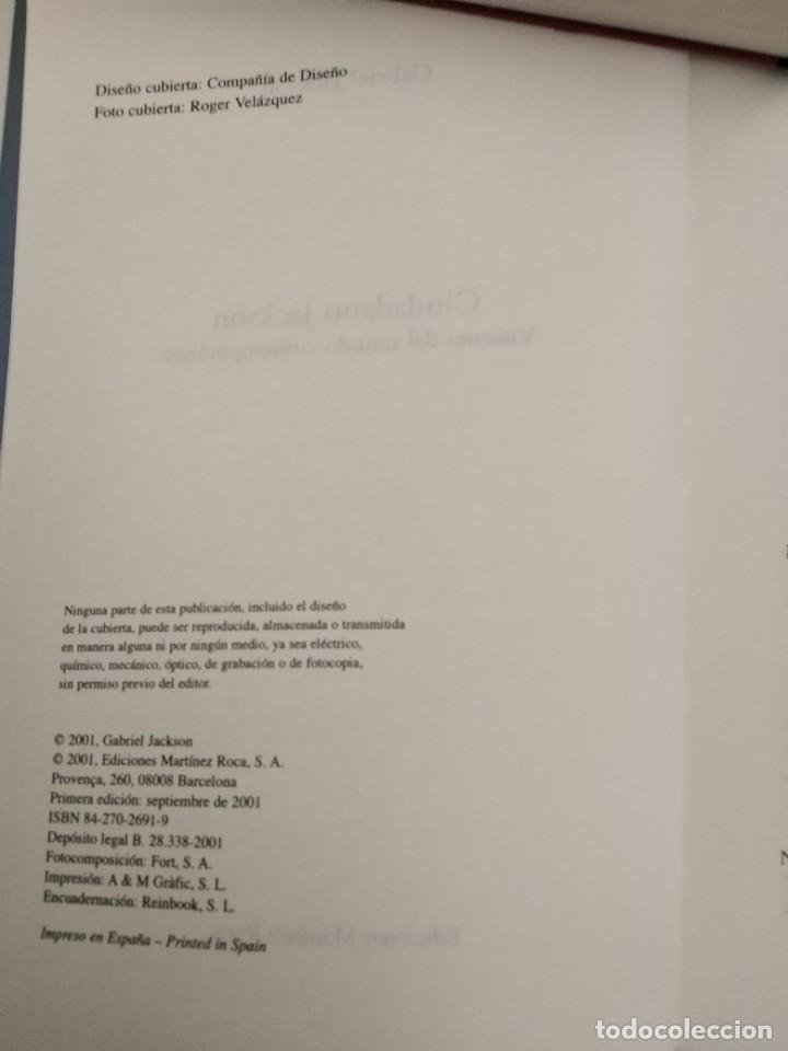Libros de segunda mano: CIUDADANO JACKSON. GABRIEL JACKSON - Foto 2