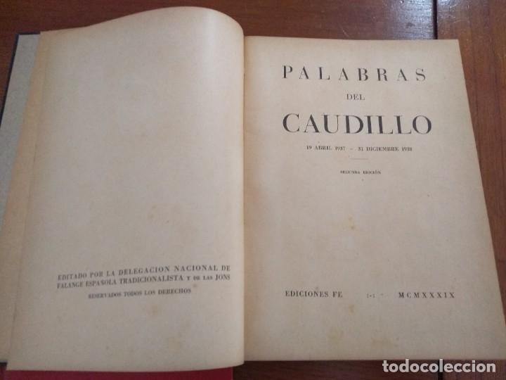 Libros de segunda mano: Palabras del caudillo - Foto 1