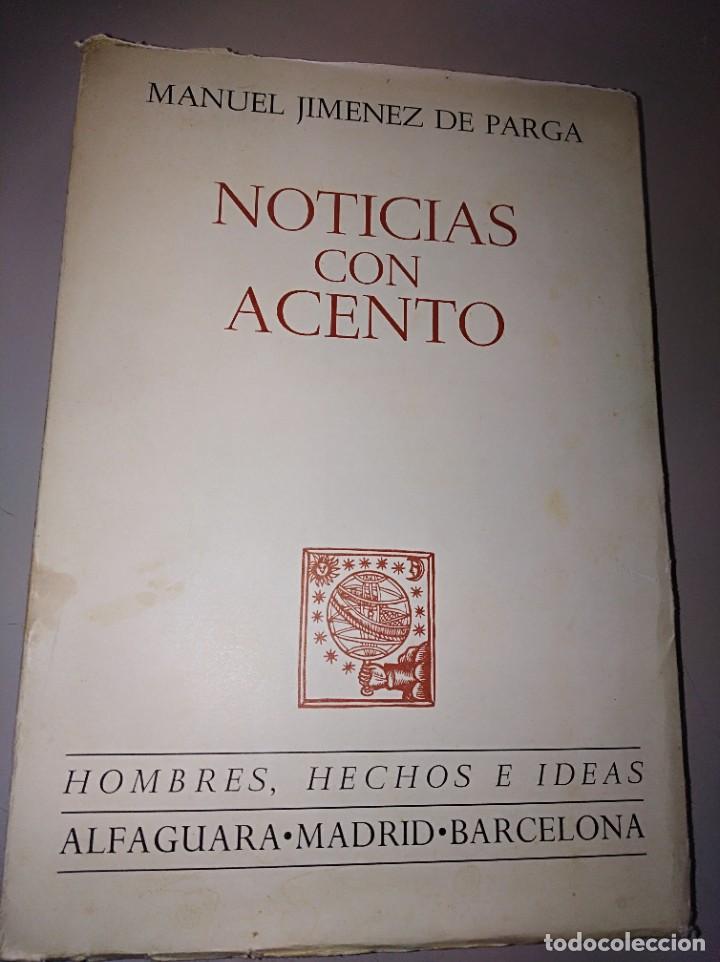 Libros de segunda mano: Noticias con acento. - Foto 1