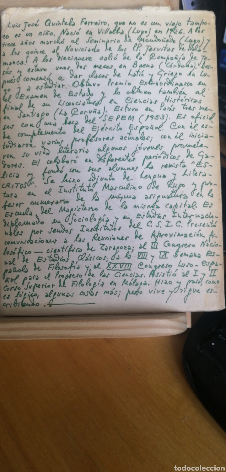 Libri di seconda mano: Hacia un orteguismo de izquierda. Quintela Ferreiro, Luis Jos&eacute; 1967 In 4 rustica 16x22. 150 pp..
