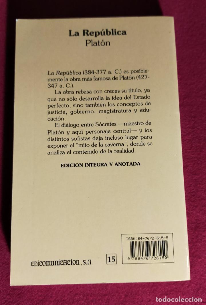 Libros de segunda mano: LA REPUBLICA - PLATON - Foto 2