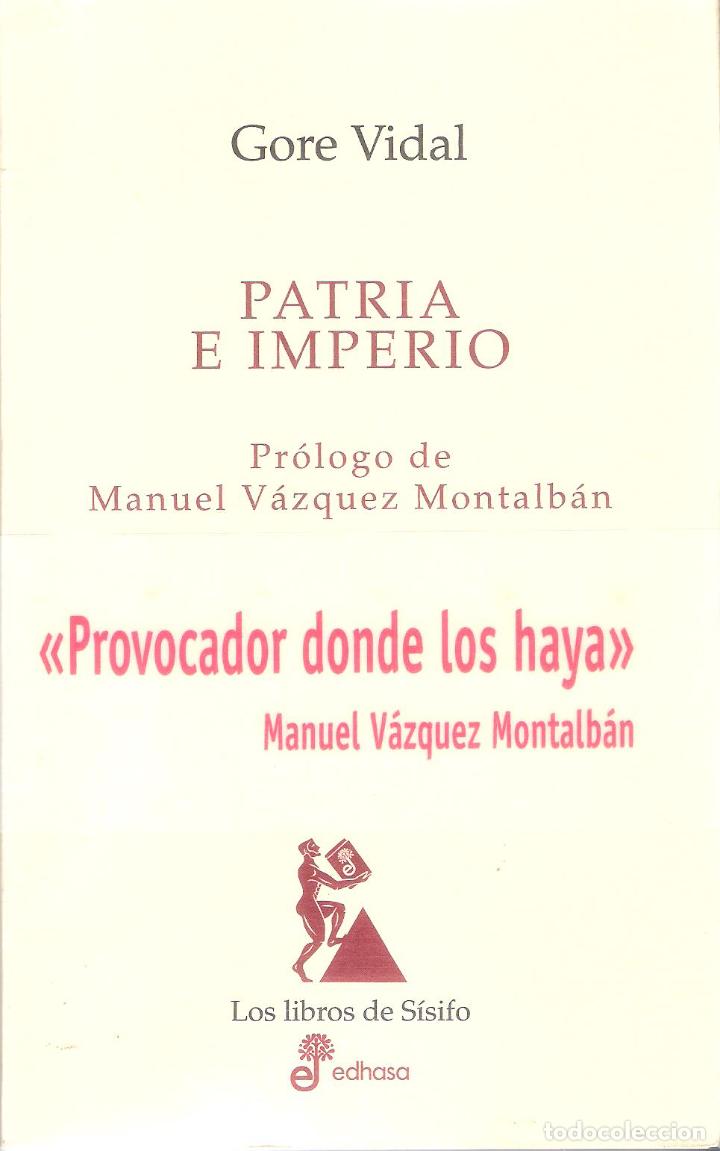 Libros de segunda mano: PATRIA E IMPERIO - GORE VIDAL - Foto 1