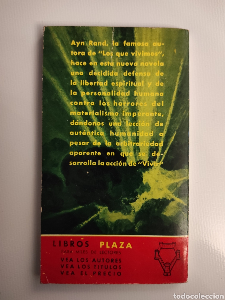 Libros de segunda mano: Vivir. Ayn Rand - Foto 2