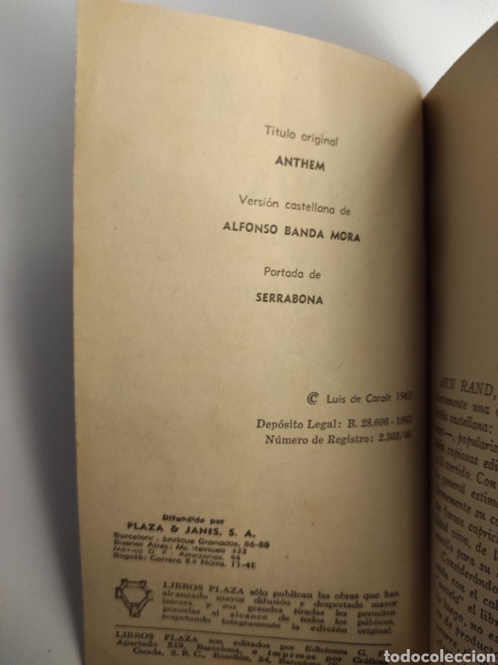 Libros de segunda mano: Vivir. Ayn Rand - Foto 3