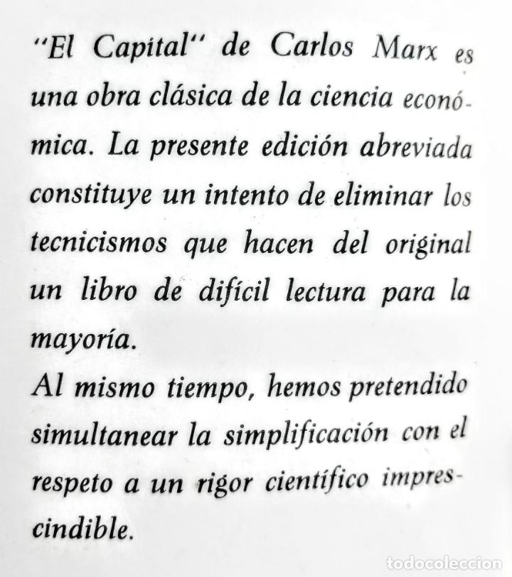 Libros de segunda mano: EL CAPITAL - Foto 2