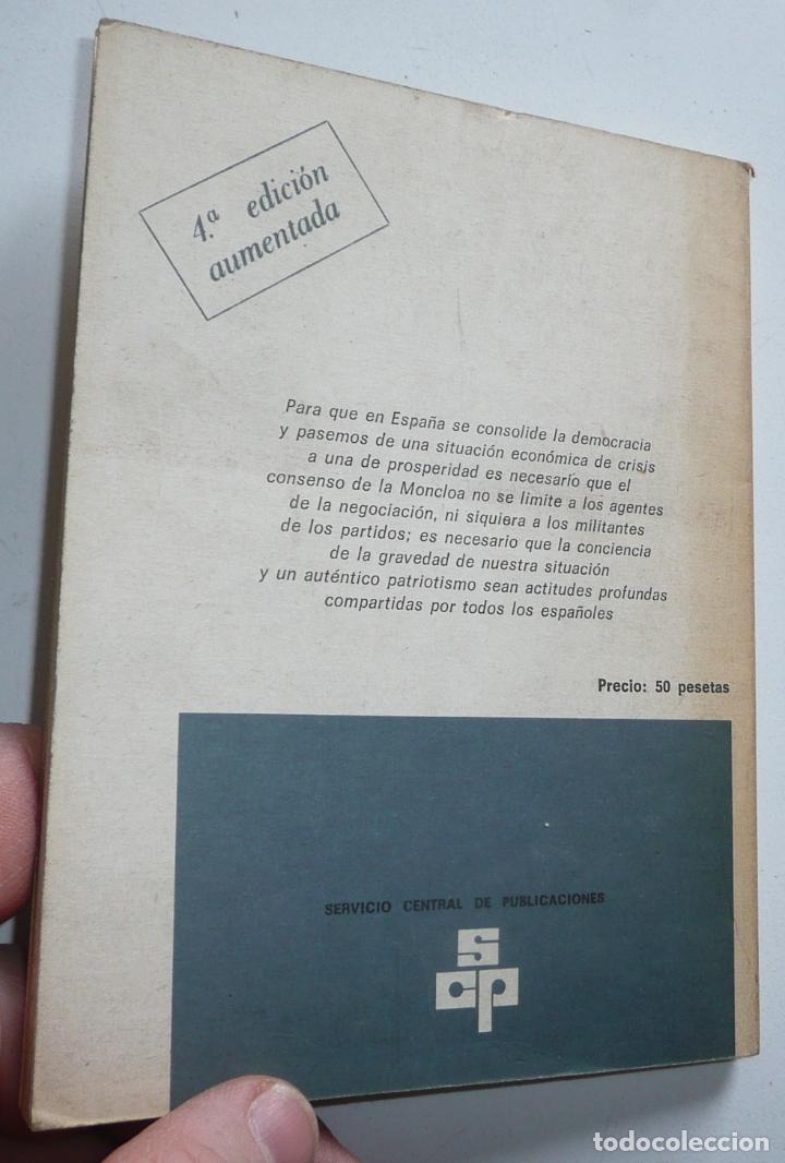 Libros de segunda mano: Los pactos de la Moncloa (1977) - Foto 2