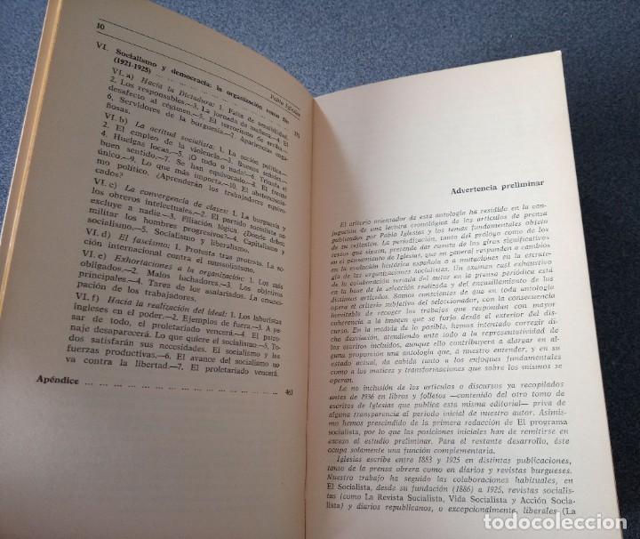 Libros de segunda mano: Pablo Iglesias Escritos 2 El Socialismo en España - Foto 6 - 261647190