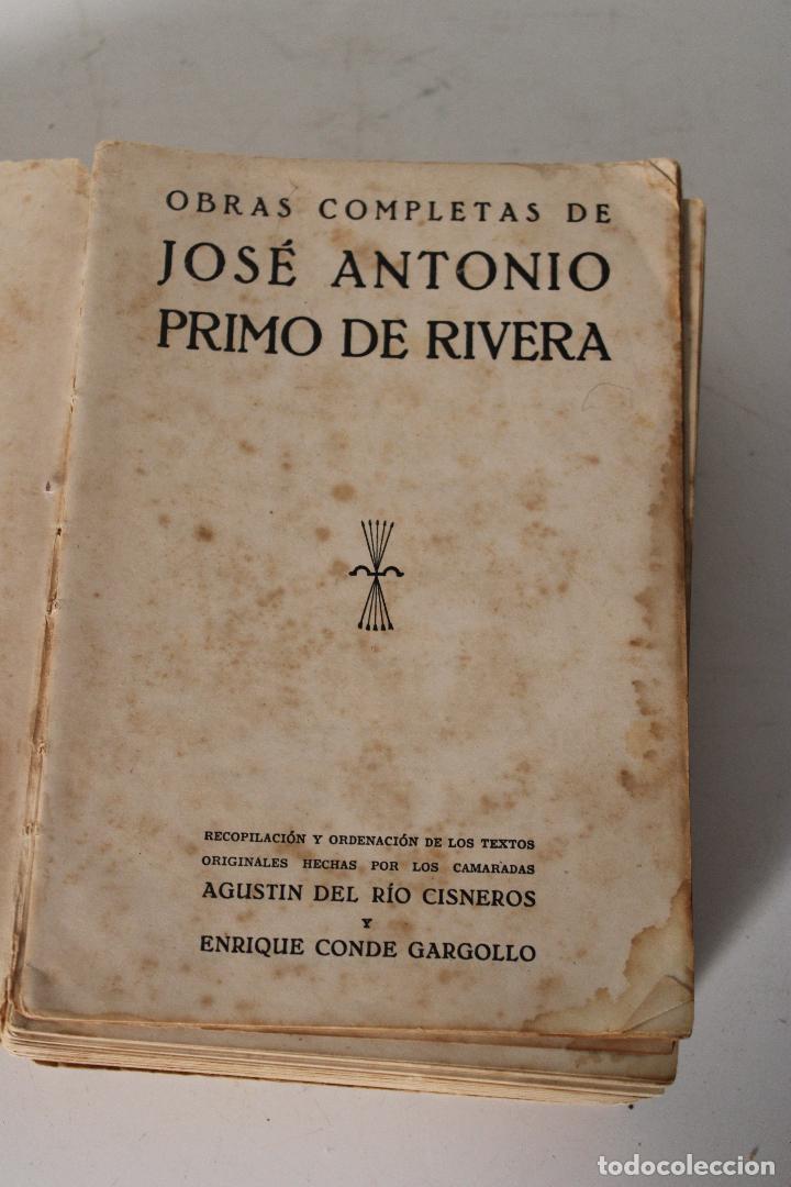 Libros de segunda mano: OBRAS COMPLETAS JOSE ANTONIO PRIMO DE RIVERA - Foto 6