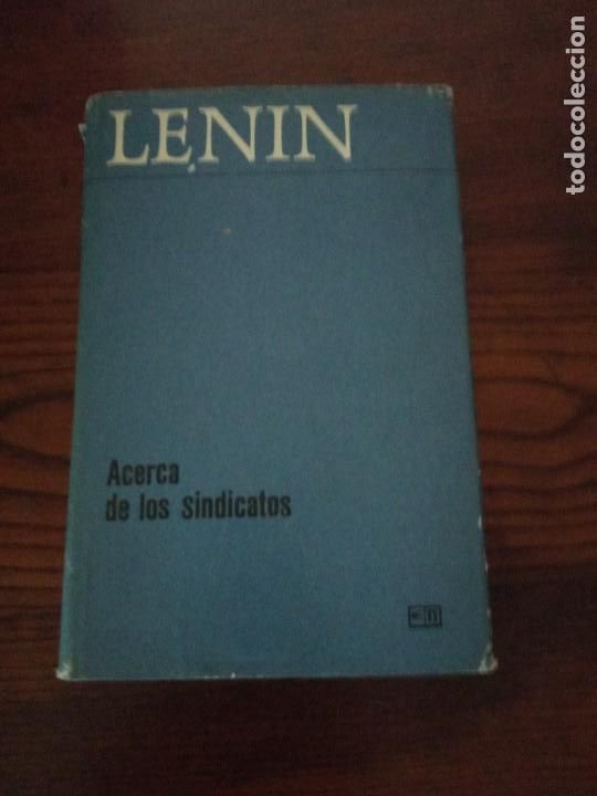 Libros de segunda mano: LENIN. ACERCA DE LOS SINDICATOS. - Foto 1