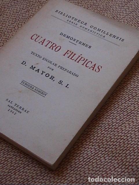 Libros de segunda mano: CUATRO FIL&Iuml;PICAS. DEM&Oacute;STENES