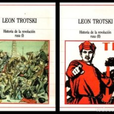 Libros de segunda mano: HISTORIA DE LA REVOLUCION RUSA. COMPLETA 2 TOMOS. LEON TROTSKI.. Lote 275843908