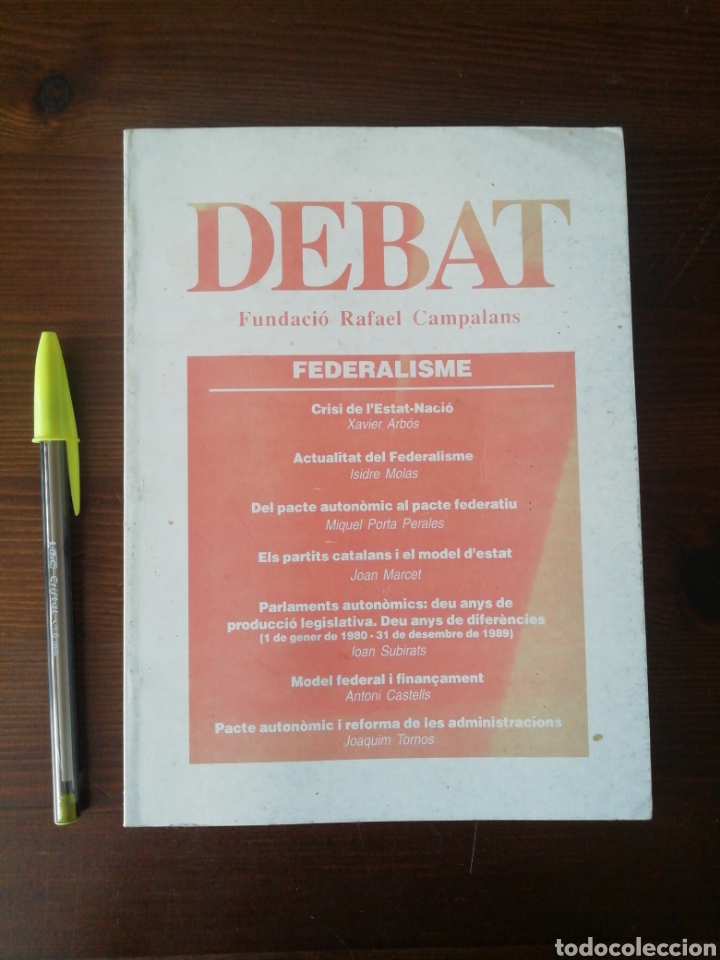 Libros de segunda mano: DEBAT. Fundaci&oacute; Rafael Campalans - Foto 1
