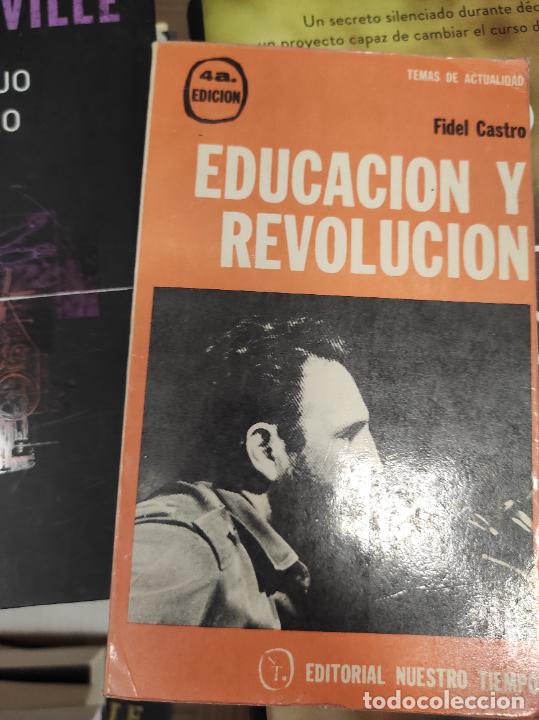 Libros de segunda mano: LA EDUCACI&Oacute;N Y REVOLUCI&Oacute;N, SELECCI&Oacute;N DE DISCURSOS DE FIDEL CASTRO