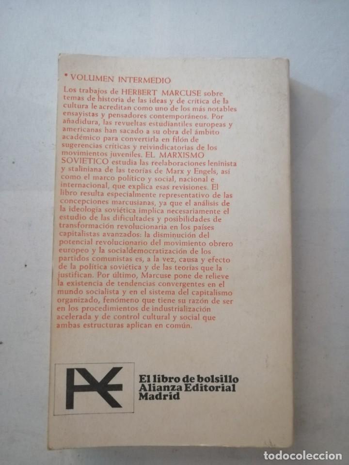 Libros de segunda mano: EL MARXISMO SOVI&Eacute;TICO. HERBERT MARCUSE. - Foto 2
